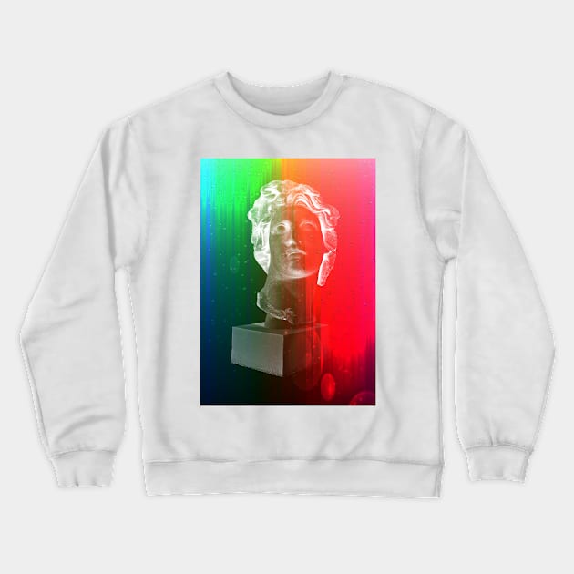 Rainbow bust Crewneck Sweatshirt by GroatsworthTees